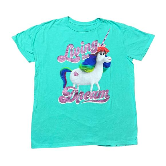 Disney Parks Inside Out Rainbow Unicorn Tee Size Large - Picture 1 of 3
